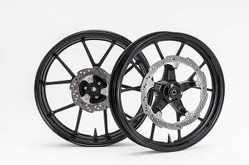 GSX-S125 前後ホイールセット組立済